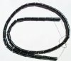16 inch strand of 10x4mm Hematite Tube Beads